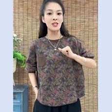 批发德绒新款复古洋气圆领长袖卫衣<b class='q'>女</b>大码宽松减龄套头休闲小口袋上衣