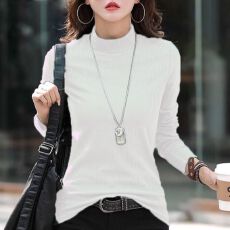 半高领打底衫女内搭秋冬高级感洋气T恤2026新款修身德绒加厚上衣