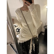 批发大码新款加绒加厚气质蕾丝打底衫百搭遮肉显瘦长袖上衣