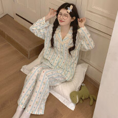 批发睡衣女春秋季2026新款云朵棉长袖长裤甜美<b class='q'>可爱</b>可外穿家居服套装