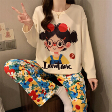 批发春季睡衣女德绒<b class='q'>长袖</b>长裤2026新款<b class='q'>家居服</b>可爱甜美学生春秋宽松套装