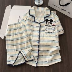 睡衣女士夏季薄款2026新款云朵棉甜美可爱短袖网红爆款家居服套装