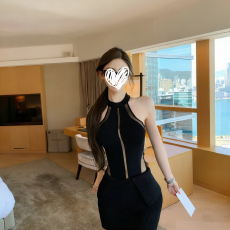 批发性感辣妹收腰透视性感网纱拼接吊带背心2026夏季外穿修身百搭上衣