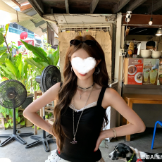 批发甜美风韩系设计感蕾丝拼接褶皱吊带<b class='q'>背心女</b>夏季新款拍照出片上衣