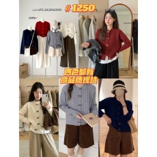 复古牛角扣软糯气质毛衣开衫女2025秋冬新款圆领麻花减龄针织外套