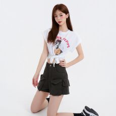 批发美式工装休闲<b class='q'>短裤</b>2026夏季新款辣妹立体口袋设计显瘦休闲<b class='q'>牛仔</b>热裤