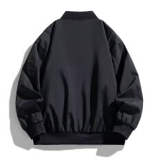 批发小牛津双层复合防水春秋潮男派夹克女工装上衣情侣宽松休闲<b class='q'>外套</b>