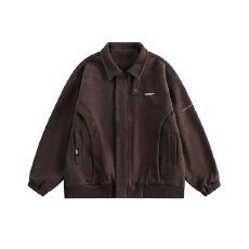 批发春<b class='q'>秋</b>季新款立领开衫夹克棉衣男女宽松港风ins潮百搭休闲棉袄外套