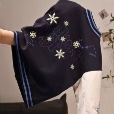 批发DARKAGE原创美式复古雪花珍珠刺绣棒球服男<b class='q'>女</b>款外套情侣<b class='q'>夹克</b>上衣