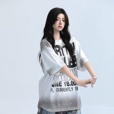 批发式风白色夏季2026短袖<b class='q'>大码</b>T恤女<b class='q'>韩版</b>宽松高级感小众ins上衣