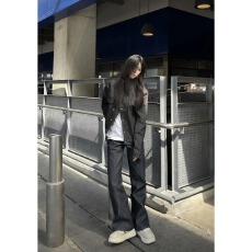 批发牛仔外套短宽前言日记原牛硬挺牛仔<b class='q'>夹克</b>外套<b class='q'>男</b>女宽松外套情侣