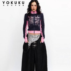 批发可拆卸<b class='q'>牛仔</b>裤美式新概念复古三穿飞机扣单肩背带<b class='q'>女</b>2026阔腿<b class='q'>裤</b>