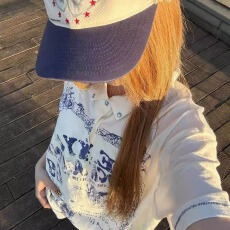 批发美式复古高街polo衫<b class='q'>t</b><b class='q'>恤</b>男女夏季宽松潮牌字母印花设计感半袖上衣