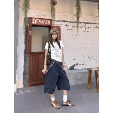 批发026年新款时尚夏季休闲百搭宽松舒适<b class='q'>七分裤</b>休闲<b class='q'>男</b>女潮流直筒<b class='q'>短裤</b>