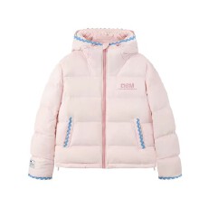 批发贝壳绣美式连帽保暖棉服女2026冬季新款宽松百搭面包服棉袄厚外套