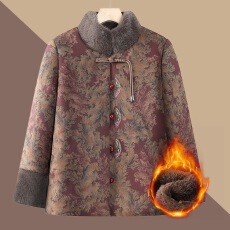 批发<b class='q'>中老年</b>人冬装女奶奶衣服妈妈外套2025新款棉服洋气老人老太太棉袄