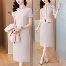 批发2026新款<b class='q'>妈妈</b>装结婚宴礼服裙新中式<b class='q'>套装</b>喜服喜婆婆旗袍