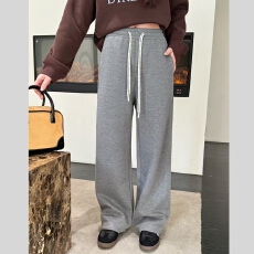 批发JJLP欧洲站2025年冬季新款<b class='q'>时尚</b>休闲加绒直筒阔腿裤女宽松显瘦显高