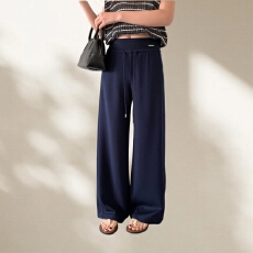 批发JJLP<b class='q'>欧洲站</b>高腰阔腿裤女2026春夏韩版<b class='q'>新款</b>宽松显瘦时尚垂感拖地裤