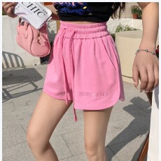 批发靓点2026夏季新款韩版百搭休闲宽松a字阔腿裤 时尚外穿显瘦女<b class='q'>短裤</b>