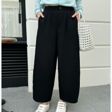 批发JJLP2026夏季新款时尚小个子<b class='q'>哈伦裤</b>九分阔腿奶奶裤<b class='q'>女</b>宽松显瘦显高