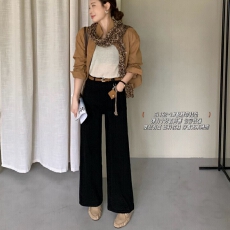 批发bh欧洲站2026秋冬季新款时尚牛仔裤女高腰弹力十分直筒裤显瘦显高