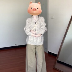 批发灰色套头毛衣女秋冬季2025新款慵懒<b class='q'>高级</b>感独特漂亮巨好看针织上衣