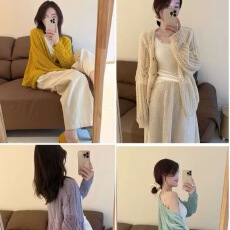 批发话里甜美气质休闲开衫罩衫2026春季新款韩版显瘦宽松上衣<b class='q'>外套女</b>