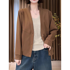 批发大码女装胖MM慵懒风气质开衫<b class='q'>外套</b>2025秋季<b class='q'>显瘦</b>高级感纯色时尚上衣