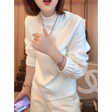 批发半高领双面绒<b class='q'>打底衫</b>女2026春季新款<b class='q'>大码</b>胖MM洋气内搭长袖t恤上衣