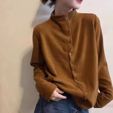 批发美拉德半高领德绒打底衫女秋季2026新款<b class='q'>大码</b>胖MM内搭长袖T恤上衣