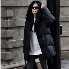 批发官图# 新款时尚连帽龟背冬季高级感泡芙轻薄保暖面包服外套款