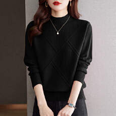 批发半高领<b class='q'>打底衫</b>女秋冬时尚洋气短款<b class='q'>针织衫</b>新款爆款加厚内搭毛…