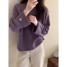 批发慵懒风圣诞新年红色毛衣女秋冬季新款加厚内搭打底<b class='q'>针织衫</b>上衣