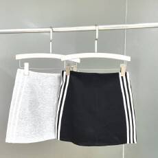 批发韩系<b class='q'>气质</b>运动风撞色双杆条高腰卫裙半身裙辣妹修身显瘦包臀网球裙