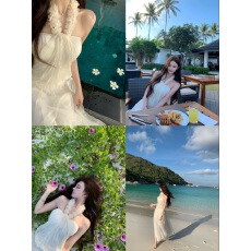 批发OKMASHOP 普吉的夏天 挂脖抹胸吊带女春夏季纯欲性感修身背心上衣