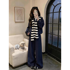 批发高级感显瘦运动<b class='q'>套装</b>女秋季宽松韩版学生卫衣<b class='q'>长裤</b>休闲两件套时尚