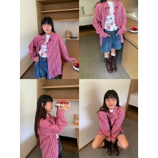 批发原版1:1,适合品质直播店/美式长䄂<b class='q'>格子</b>衬衫红格衬衣宽松中长款