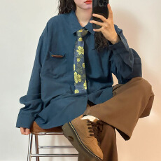 批发【<b class='q'>原</b>布料适合品质店铺】美式复古学院风领带纯色百搭叠穿衬衫衬衣