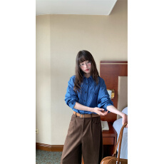 批发原版1:1适合直播品质店/经典格纹衬衫复古基础格子衬衣叠穿