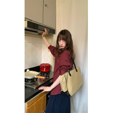 批发原版1:1适合直播品质店/经典格纹衬衫复古基础格子衬衣叠穿