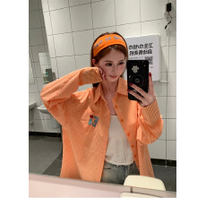 批发原版1:1 直播品质款/美式复古<b class='q'>格子</b>长袖衬衫刺绣春秋百搭开衫上衣