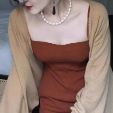 批发灯笼袖冰丝防晒坎肩针织开衫<b class='q'>外套</b>薄款女披肩夏配吊带长裙外搭罩衫