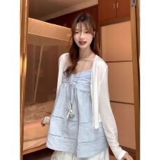 批发已到货 夏季新款温柔吊带背心<b class='q'>开衫</b><b class='q'>夏季</b>减龄套装<b class='q'>女</b>