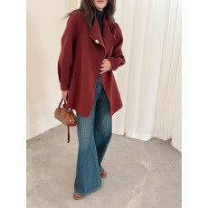 批发高级感2025秋冬新款双面<b class='q'>羊绒</b><b class='q'>女士</b><b class='q'>大衣</b>羊毛呢外套