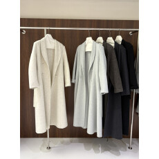 批发2025双面羊毛大衣女高级感<b class='q'>气质</b>长款秋冬小个子羊毛呢外套