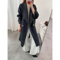 批发手工双面羊毛<b class='q'>大衣</b>女2026年冬季新款独特超好看毛呢<b class='q'>外套</b>