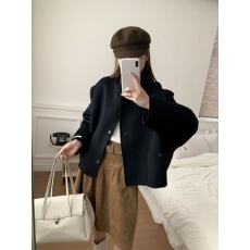 批发2026秋冬新款双面羊毛<b class='q'>大</b>衣<b class='q'>女</b>短款小个子韩版宽松羊外套