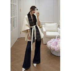 批发2026新款LP同款老钱风水貂毛<b class='q'>双面</b><b class='q'>羊绒</b><b class='q'>大衣</b>中长款羊毛外套