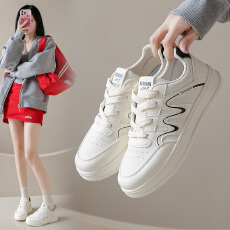 批发2025小白鞋女秋季新款<b class='q'>韩版</b>ins女学生休闲运动百搭板鞋街拍女鞋潮